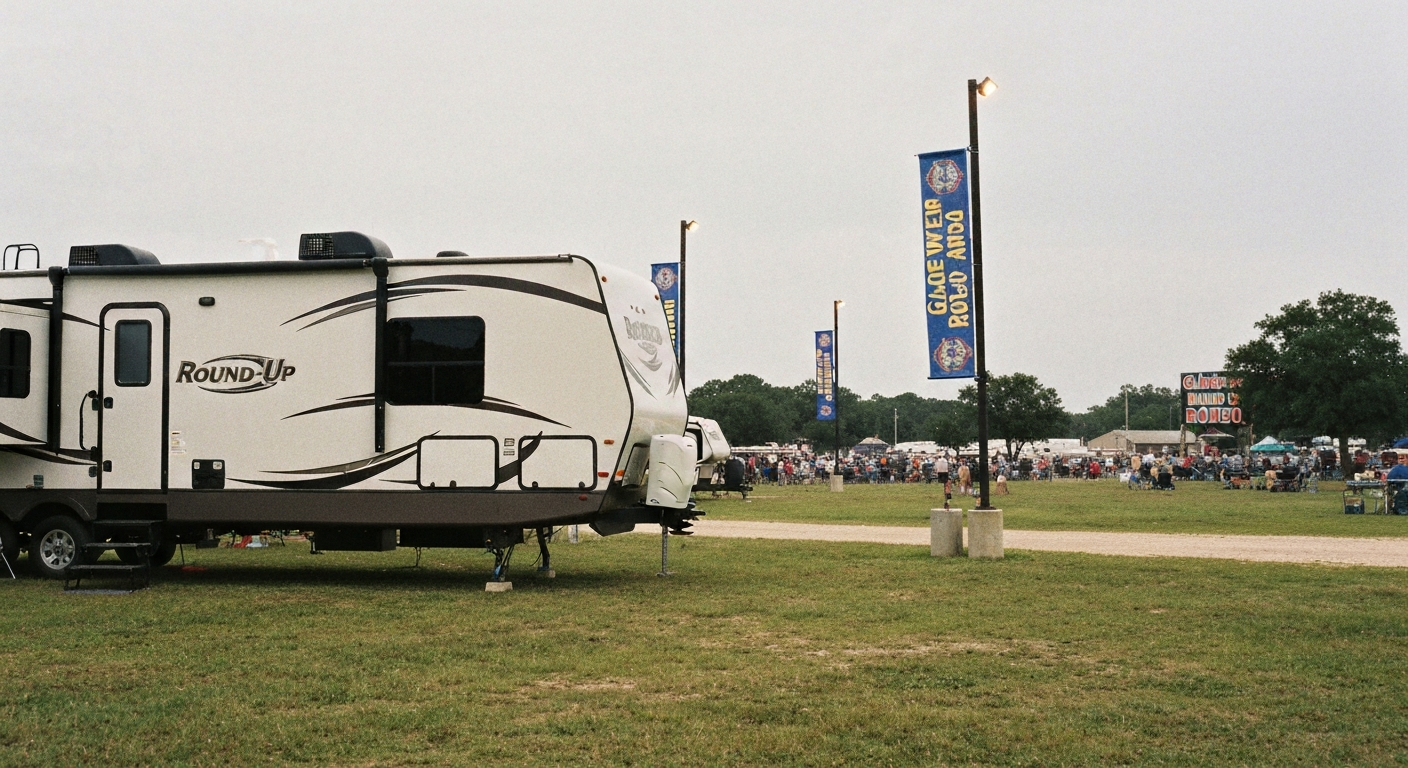 RV rental for Gladewater Round-Up Rodeo near Gladewater