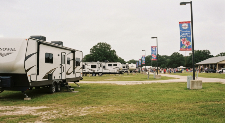 RV rental for Texas Rose Festival near Gladewater TX